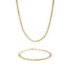 Hillberg & Berk Heart Chain Set - Gold