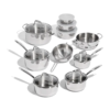 Lagostina Ambiente Stainless Steel 15pc Cookware Set