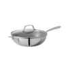 Lagostina Resistere 3-Ply Hybrid Clad Stainless Steel 30cm Wok with Cover
