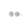 Hillberg & Berk Medium Sparkle Ball™ Stud Earrings - White