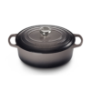 Le Creuset 4.7 L Oval Dutch Oven Oyster Stainless Steel Knob