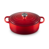 Le Creuset 6.3 L Oval Dutch Oven Cerise Stainless Steel Knob