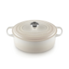 Le Creuset 6.3 L Oval Dutch Oven Meringue Stainless Steel Knob