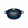 Le Creuset 6.2 L Shallow Round Dutch Oven Agave Gold Knob