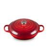 Le Creuset 3.5 L Braiser Cerise Stainless Steel Knob