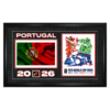 Frameworth Team Portugal 15x24 Frame 2026 Officially Licensed FIFA World Cup Poster with Flag