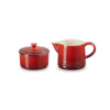 Le Creuset Signature Cream & Sugar Set Cerise