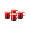 Le Creuset Set of 4 Classic Mugs Cerise