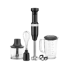KitchenAid Variable Speed Corded Hand Blender with Accessories - Black Matte