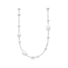 Nishi Pearls Stella Necklace - White Freshwater Pearl, Sterling Silver
