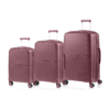 Champs Aura Collection Hard Side 3-Piece Luggage Set, Burgundy