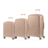 Champs Aura Collection Hard Side 3-Piece Luggage Set, Sand