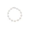 Nishi Pearls Loup Bracelet - 7mm White Freshwater Pearl, Sterling Silver
