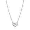 Pandora 19.7" Sparkling Infinity Heart Collier Necklace