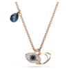 Swarovski 18K Rose Gold Finish Symbolica Eye Pendant, Eye - Multicolour