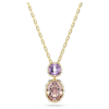 Swarovski 18K Gold Finish Mixed Cuts Chroma Pendant - Multicolour
