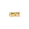 Pandora MOM 14k gold-plated charm with clear cubic zirconia