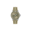 adidas Originals Expression One Beige Dial Men's Silicone Strap - 44mm