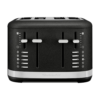KitchenAid 4 Slice Metal Toaster - Black Matte