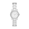 Relic By Fossil Womens Silver Tone Bracelet Watch
