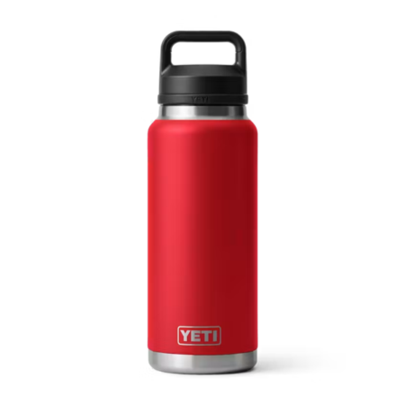 Yeti Rambler 36 oz Bottle Chug - Rescue Red
