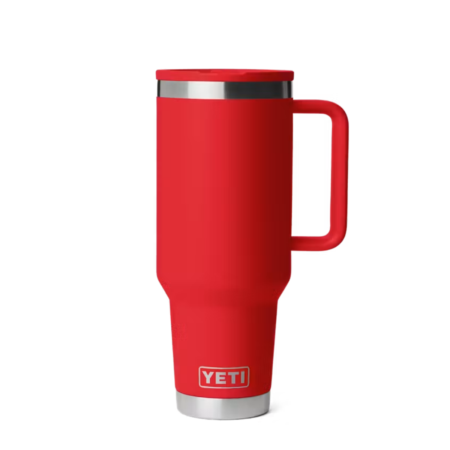 Yeti Rambler 40 oz Travel Straw Mug - Rescue Red