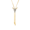 Hillberg & Berk Longhorn Sparkle Bolo Tie Necklace