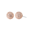 Hillberg & Berk Medium Sparkle Ball™ Stud Earrings -  Rose gold