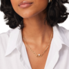 Hillberg & Berk Clip Chain Charm Necklace Base with carabiner - Gold