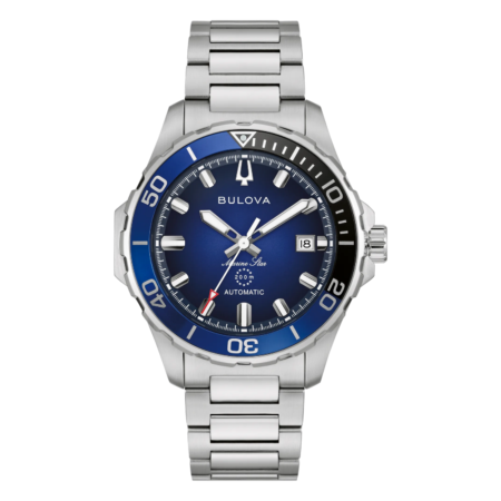 Bulova Marine Star Series B Stainless Steel Watch with Blue Dial
