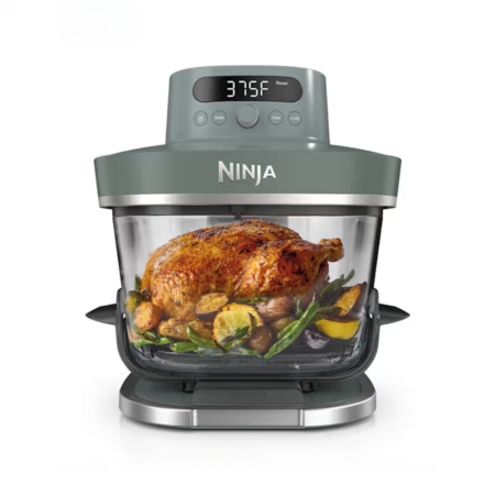 Ninja Crispi Pro 6-in-1 Countertop Glass Air Fryer - Ash Grey