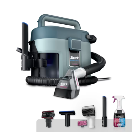 Shark EveryMess Corded Portable Wet & Dry Vac and Stain Remover - Light Blue